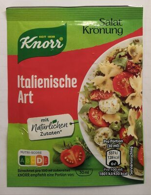 Knorr Salatkrönung trocken Italienische Art für 450ml 40g