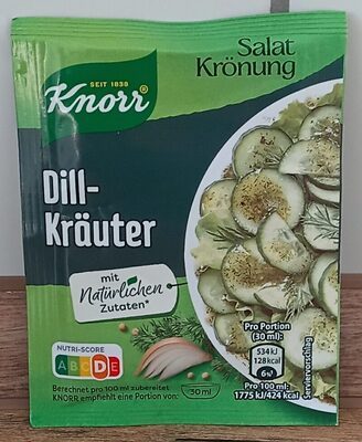 Knorr Salatkrönung trocken Dill Kräuter für 450ml 45g