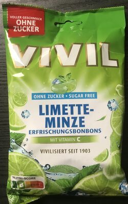 Vivil Limette-Minze ohne Zucker 120g