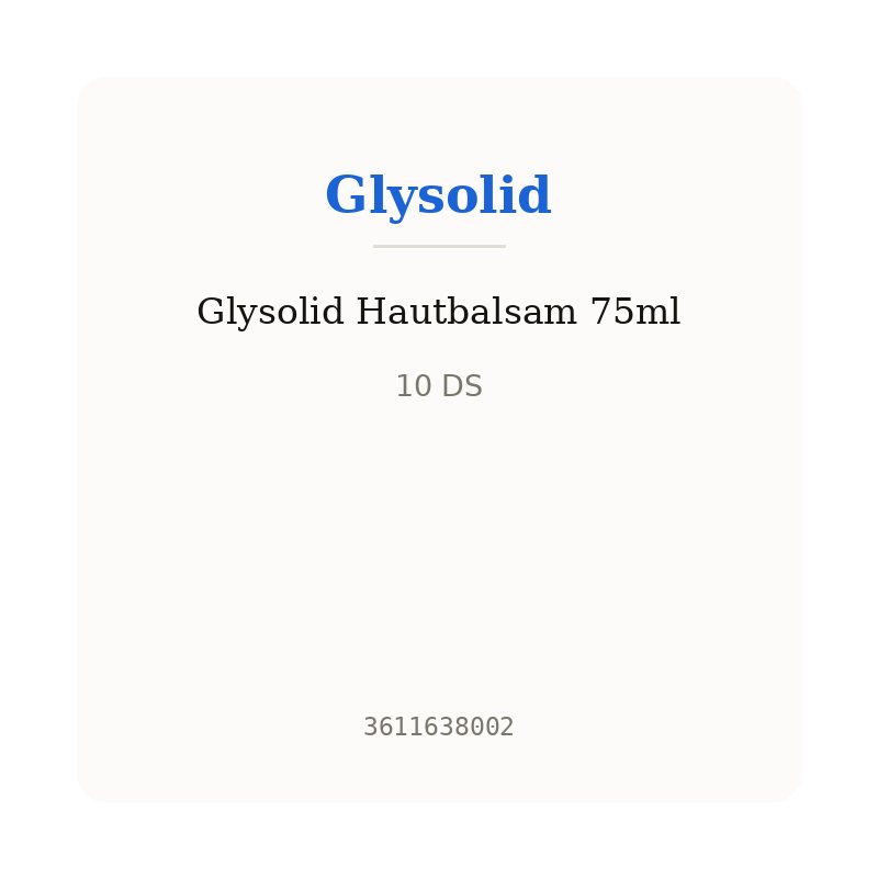 Glysolid Hautbalsam 75ml