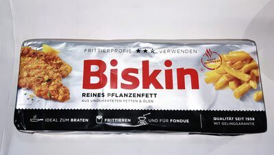 Biskin Reines Pflanzenfett 1kg