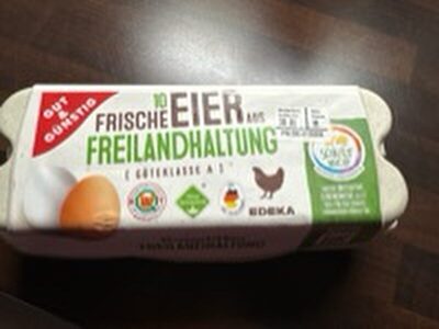 GUT&GÜNSTIG Eier Freilandhaltung vGK 10ST VLOG