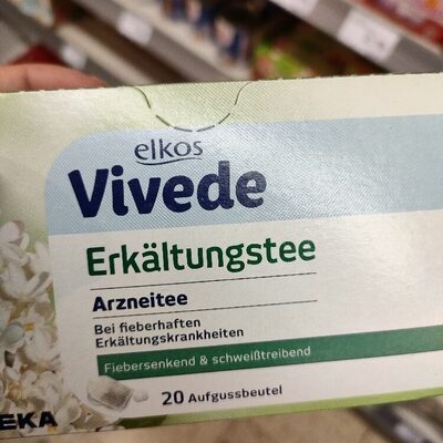 EDEKA elkos VIVEDE Erkältungstee 20ST 40g