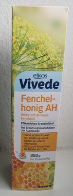 EDEKA elkos VIVEDE Fenchelhonig AH 350g