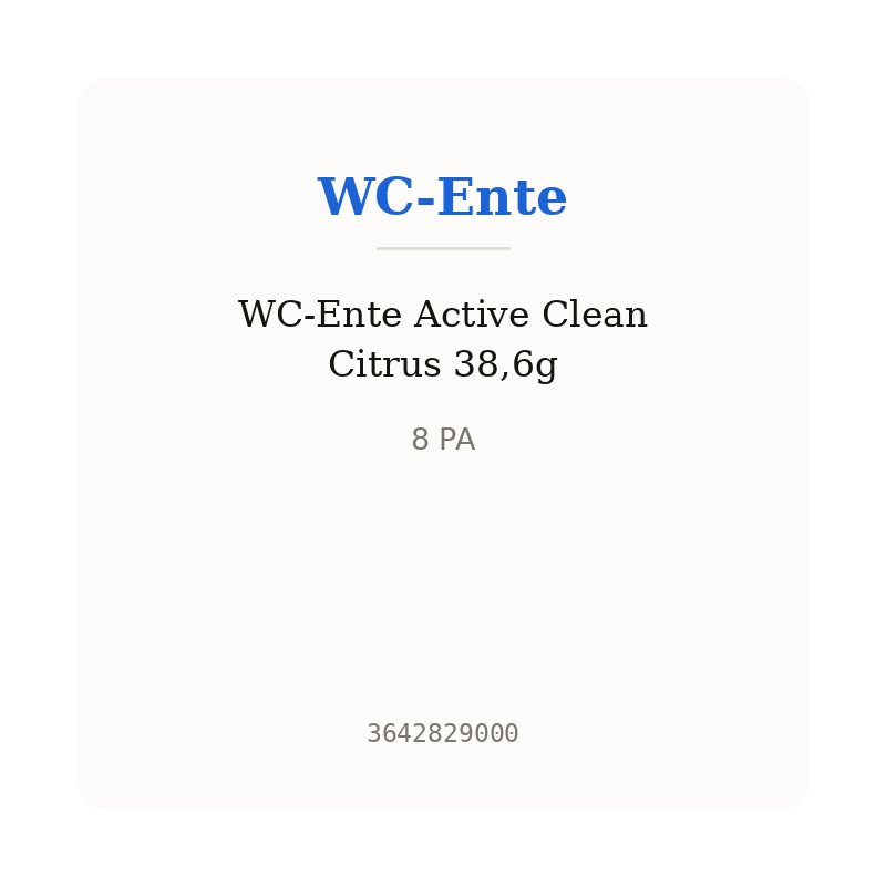 WC-Ente Active Clean Citrus 38,6g