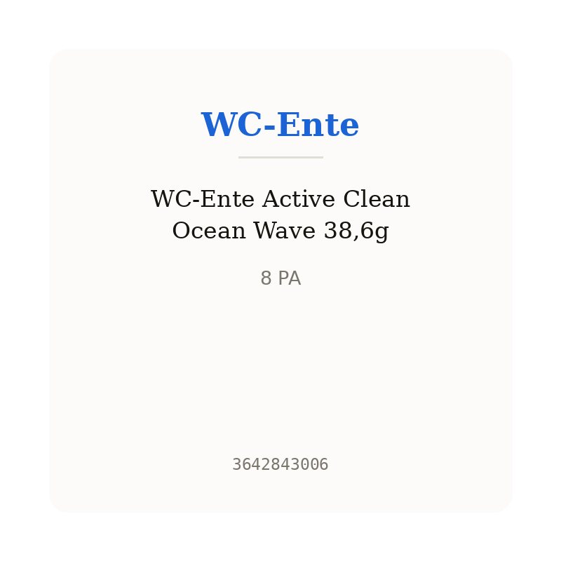 WC-Ente Active Clean Ocean Wave 38,6g