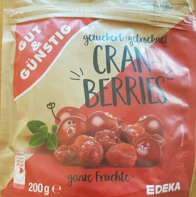 GUT&GÜNSTIG Cranberries 200g