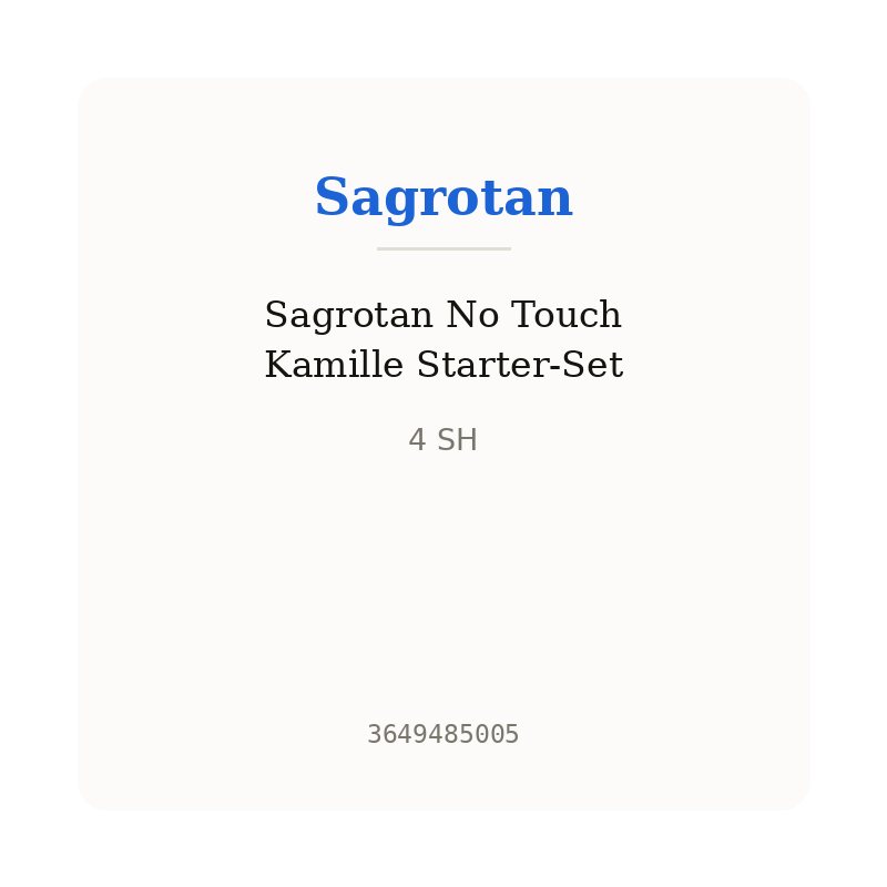 Sagrotan No Touch Kamille Starter-Set