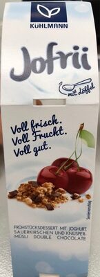 Kühlmann Frühstücksbecher Joghurt-Kirsch Grütze 285g
