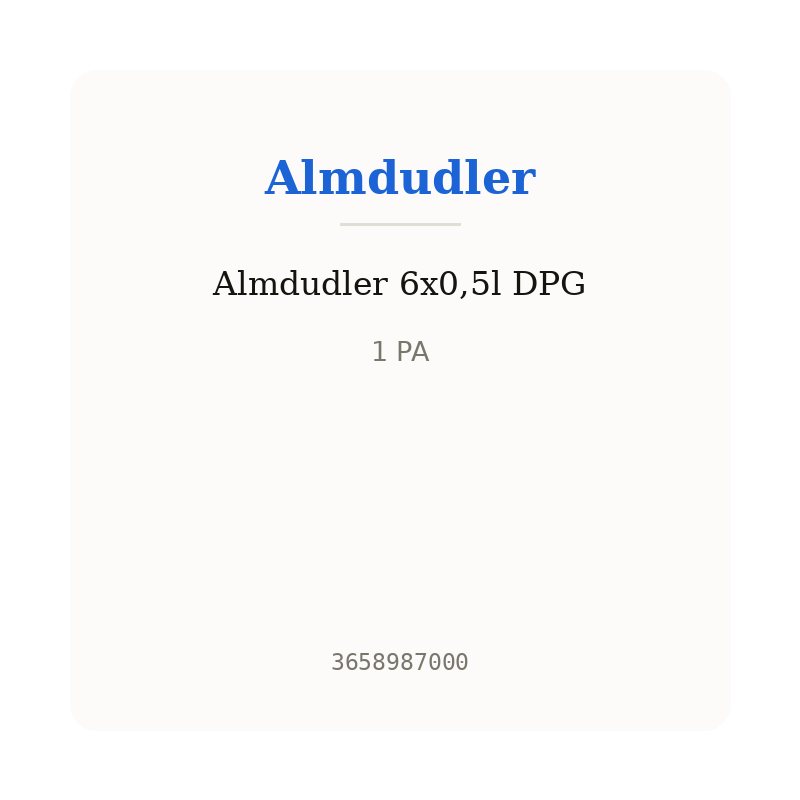 Almdudler 6x0,5l DPG