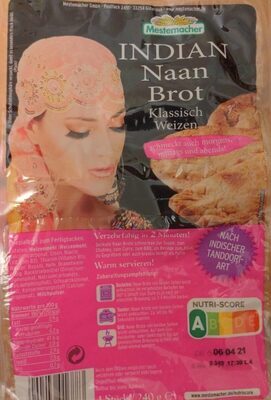 Mestemacher Naan Brot Klassisch 240g
