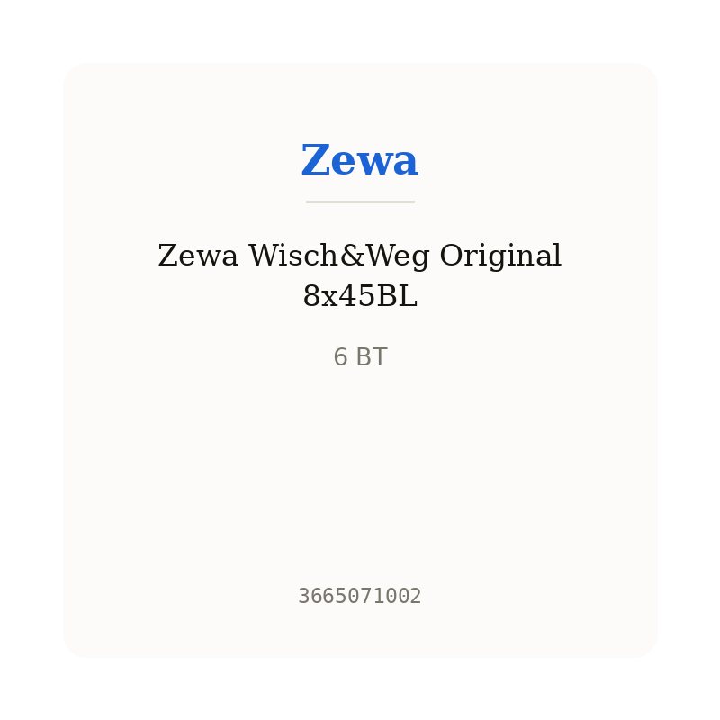 Zewa Wisch&Weg Original 8x45BL