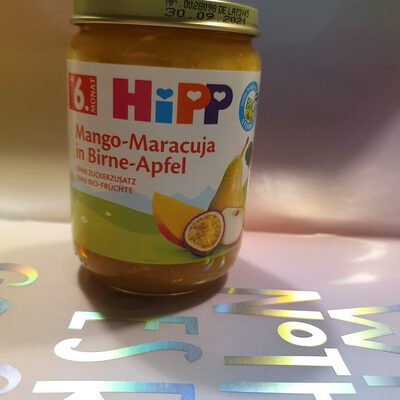 Bio Hipp Mango-Maracuja in Birne-Apfel ab 6.Monat 190g