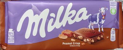 Milka Erdnuss Crisp Tafel 90g