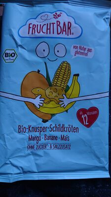 Bio Fruchtbar Knusper-Schildkröten Mango-Banane-Mais 30g