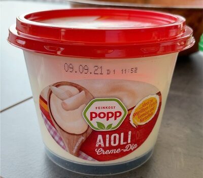 Popp Aioli Creme-Dip 250g