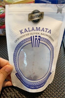 Dumet Kalamata Oliven schwarz mit Stein 200g