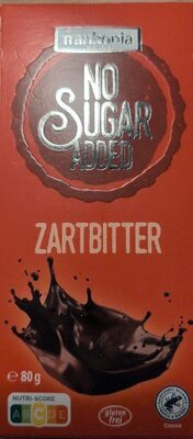 Frankonia Schokolade No Sugar Zartbitter 80g