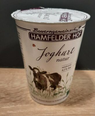 Bio Hamfelder Hof Joghurt Natur 4,2% 500g