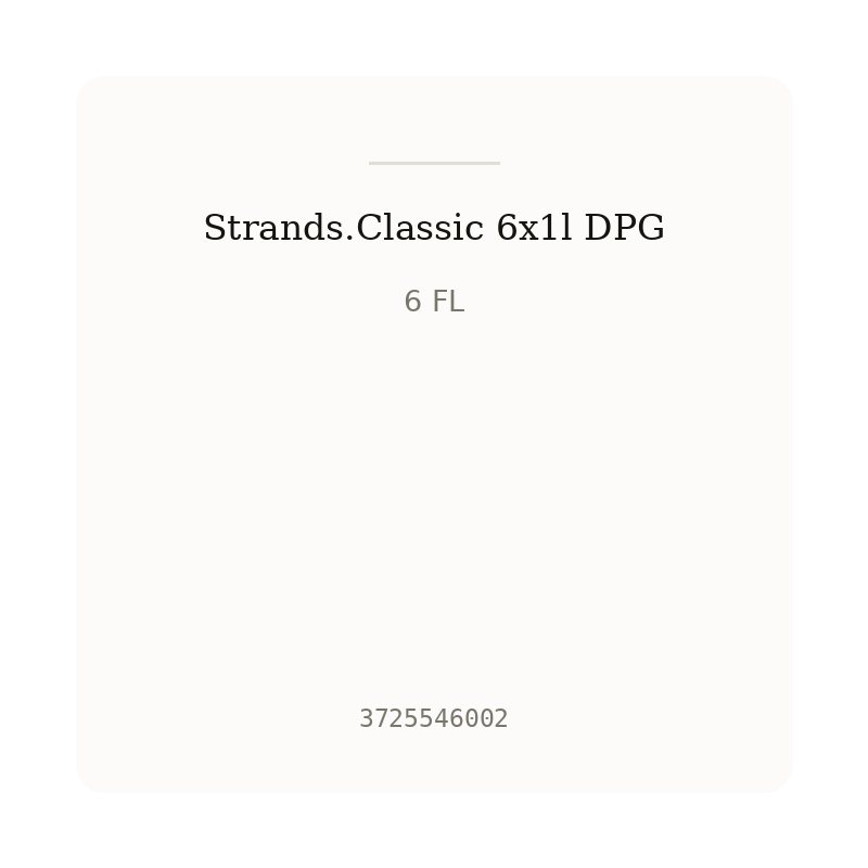 Strands.Classic 6x1l DPG