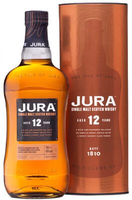 Jura 12Years Single Malt Scotch Whisky 40% GP 0,7l