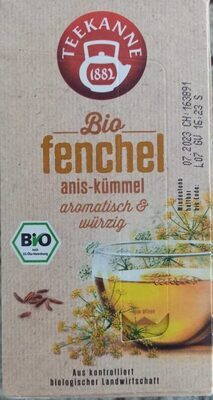Bio Teekanne Fenchel Anis-Kümmel 18ST 45g