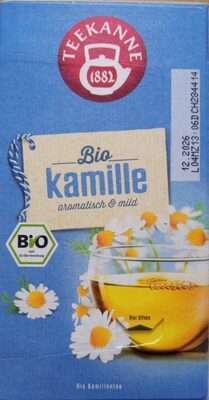 Bio Teekanne Kamille 18ST 27g
