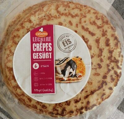Creapan Pfannkuchen gesüßt 375g