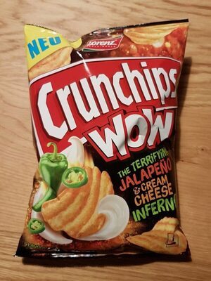 Crunchips Wow Jalapeno&Cream Cheese 110g