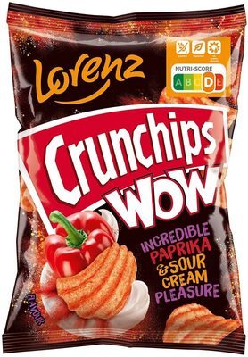 Crunchips Wow Paprika&Sour Cream 110g