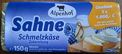 Alpenhof Sahne Blöckchen Rahmstufe 150g