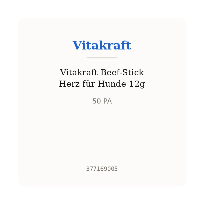 Vitakraft Beef-Stick Herz für Hunde 12g