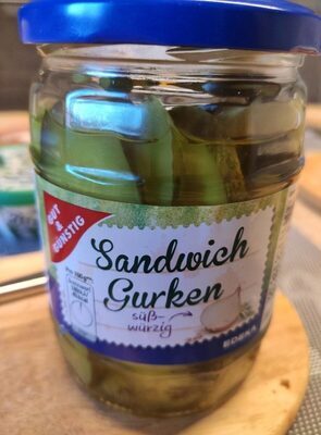 GUT&GÜNSTIG Sandwichgurken 530g