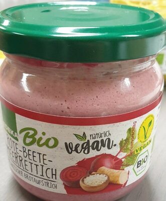Bio EDEKA My Veggie Vegane Streichcreme Rote Bete-Meerrettich 180g