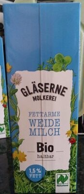Bio Gläserne Molkerei H-Milch 1,5% 1l