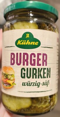Kühne Burger Gurken 330g