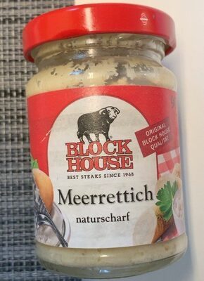 Block House Meerrettich Naturscharf 90g