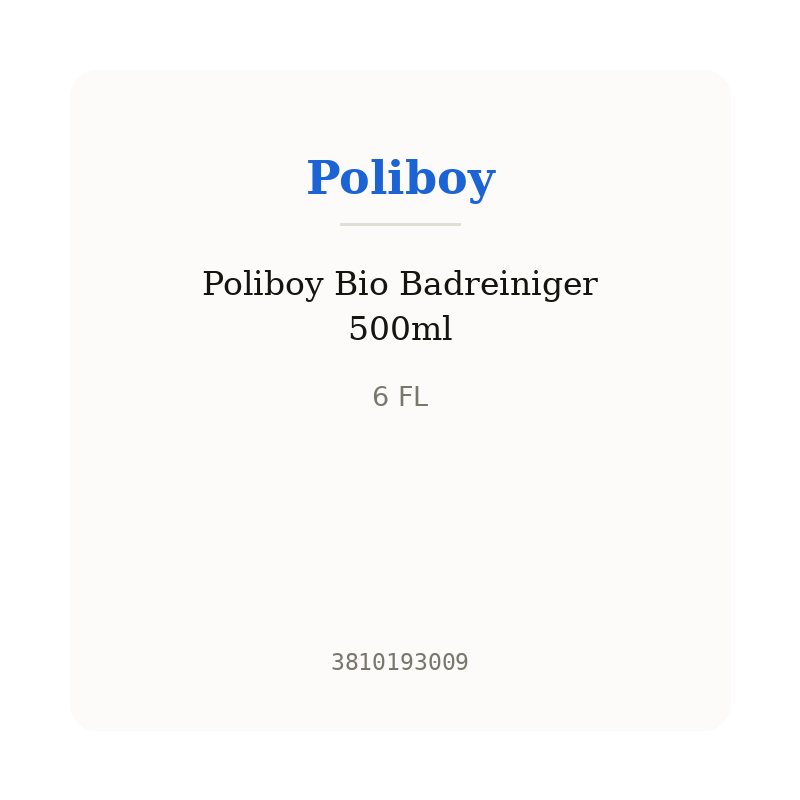 Poliboy Bio Badreiniger 500ml