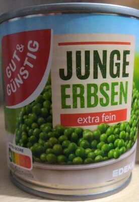 GUT&GÜNSTIG Junge Erbsen extra fein 3x200g