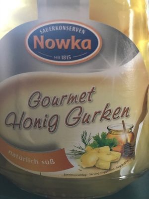 Nowka Gourmet Honig Gurken 530g