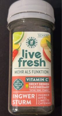 LiveFresh Ingwer Sturm 60ml