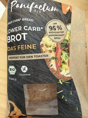 Bio Panifactum Low Carb Brot Das Feine 160g