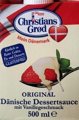 Christians Grod Dessertsauce mit Vanillegeschmack 500ml