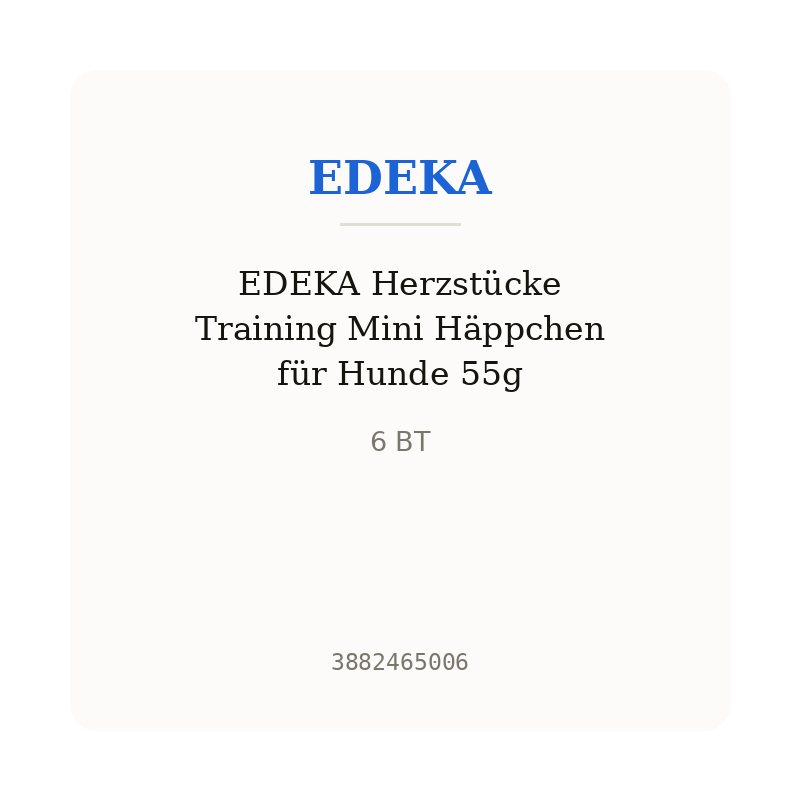 EDEKA Herzstücke Training Mini Häppchen für Hunde 55g