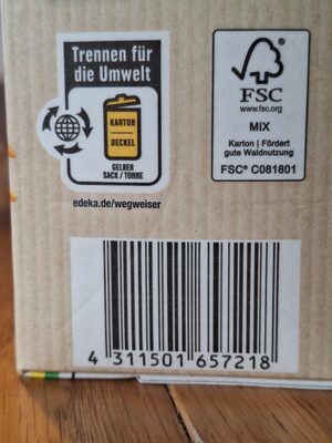 Bio EDEKA Möhrensaft 1l