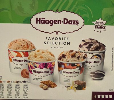 Häagen Dazs Favourite Collect 4x95ml