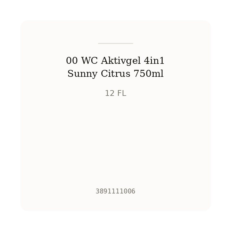 00 WC Aktivgel 4in1 Sunny Citrus 750ml