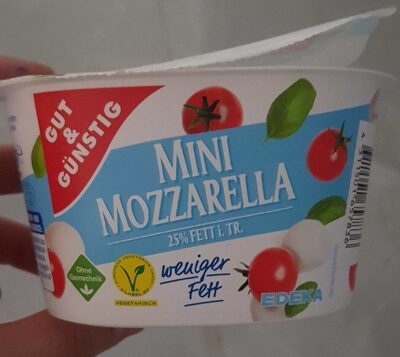 GUT&GÜNSTIG Mozzarella Minis Leicht 25% 250g VLOG