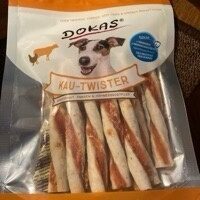 Dokas Kau-Twister Rinderhaut&Pansen&Hühnerbrustfilet 200g