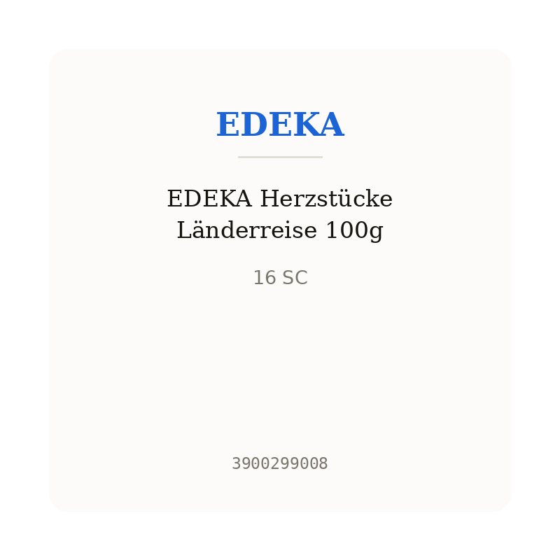 EDEKA Herzstücke Länderreise 100g